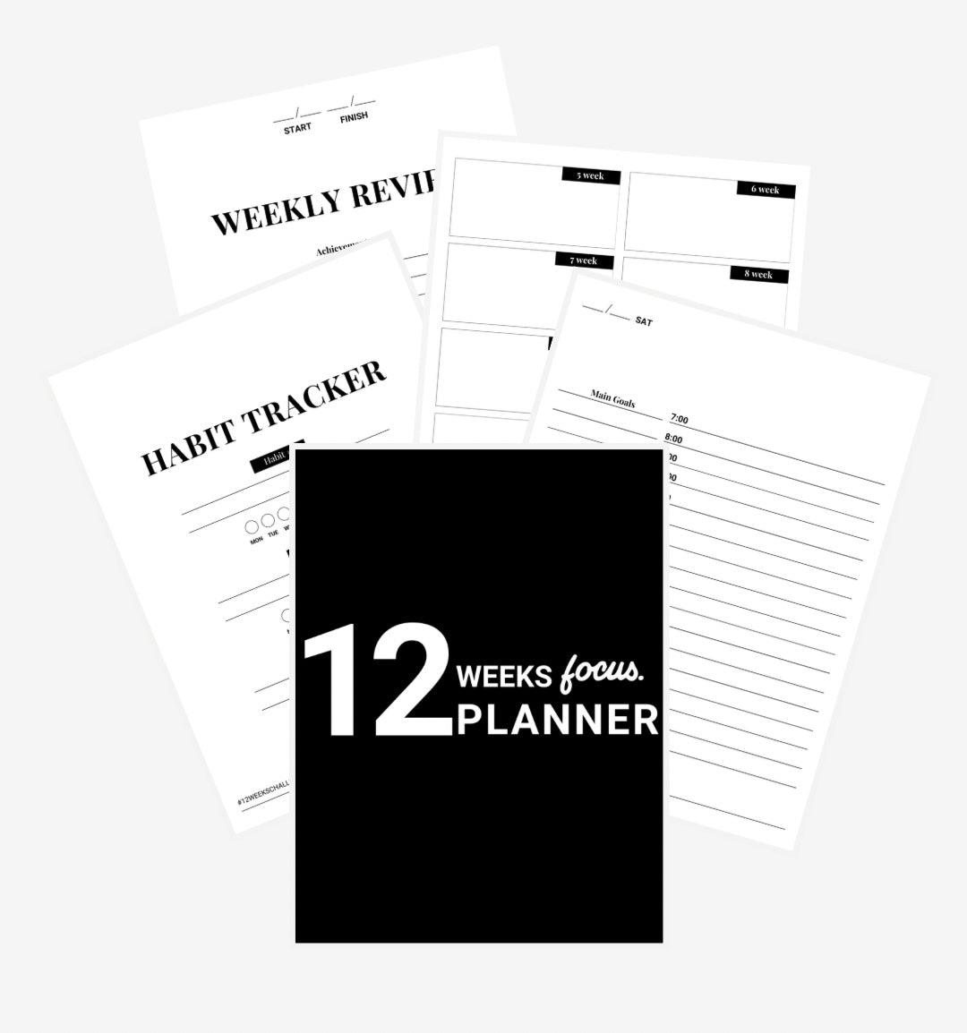 12 Week Habit Planner